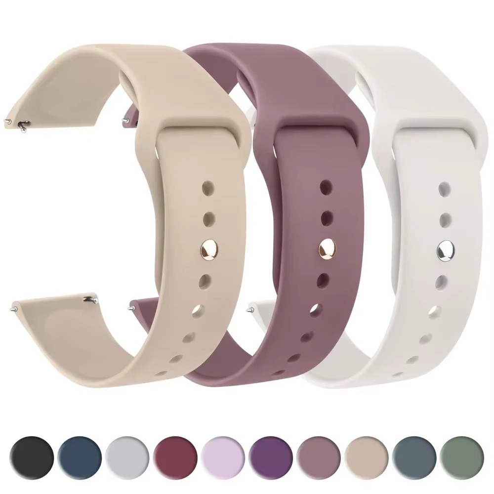 Titan Smartwatch Accessories - Correa de silicona de 18 mm