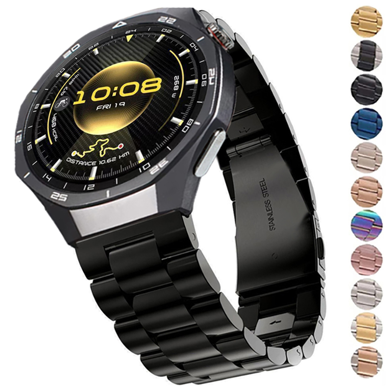 Motorola Smartwatch Accessories - Correa de acero inoxidable para Huawei