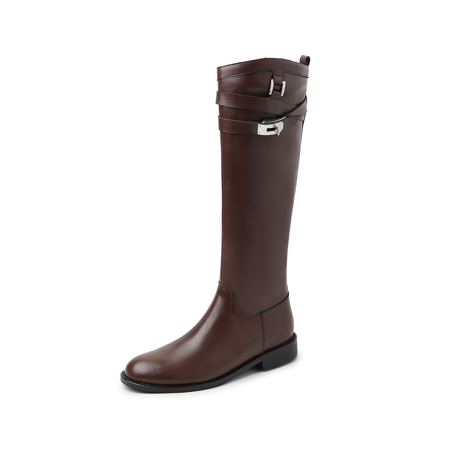 Leather Classic Strap - Botas altas hasta la rodilla de