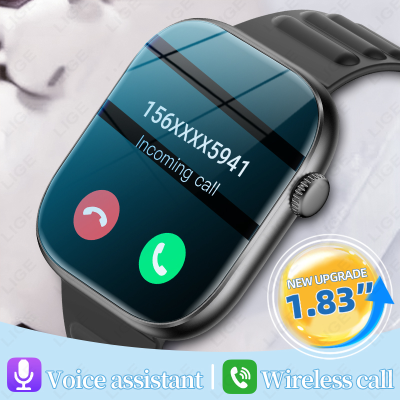 Smartwatch Custom - Reloj Inteligente LIGE para Hombre, Pantalla