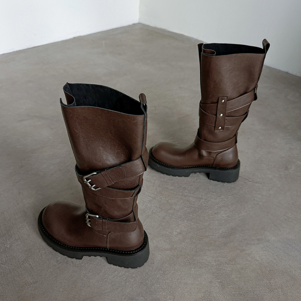 Aucegi, tacones de plataforma  - Leather Classic Strap reseña y precio