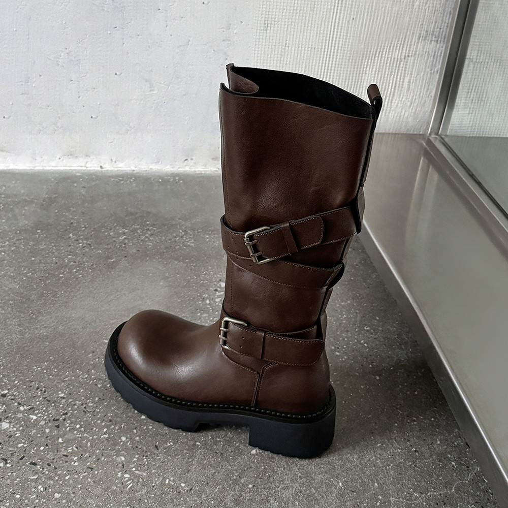Aucegi, tacones de plataforma  - Leather Classic Strap reseña y precio
