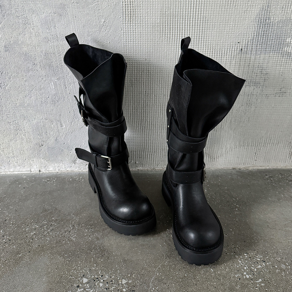 Aucegi, tacones de plataforma  - Leather Classic Strap reseña y precio
