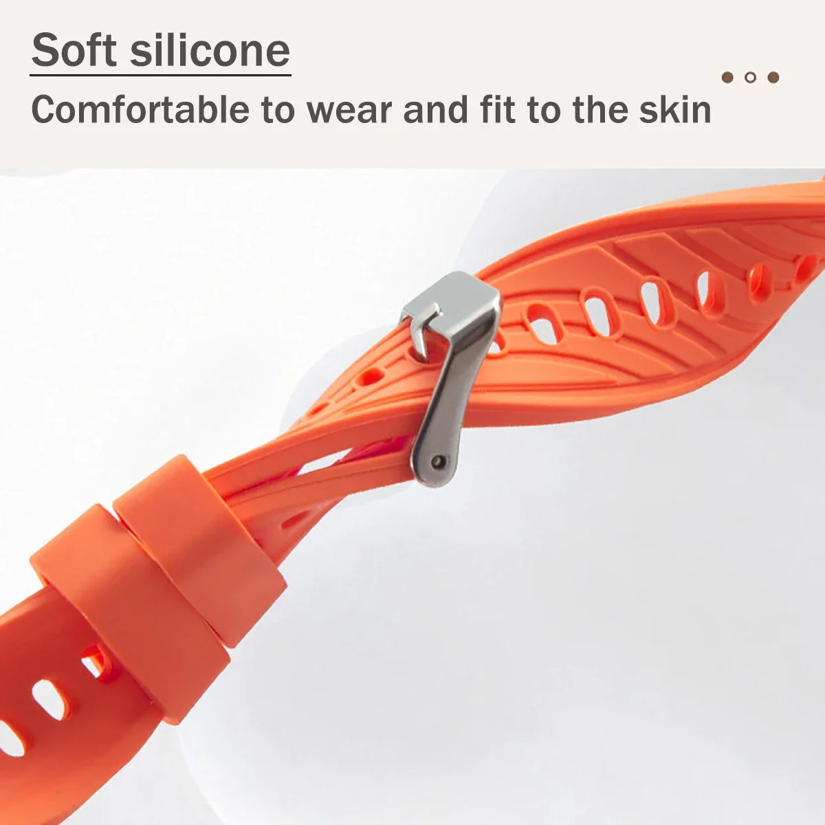 Correa de silicona de 18 mm pa - Titan Smartwatch Accessories reseña y precio