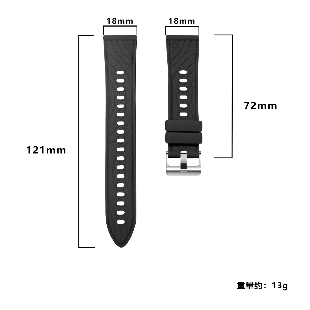 Correa de silicona de 18 mm pa - Titan Smartwatch Accessories reseña y precio