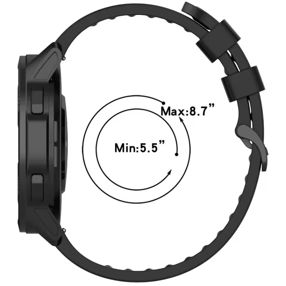 Correa de Silicona de 20mm 22m - Smartwatch X2 reseña y precio