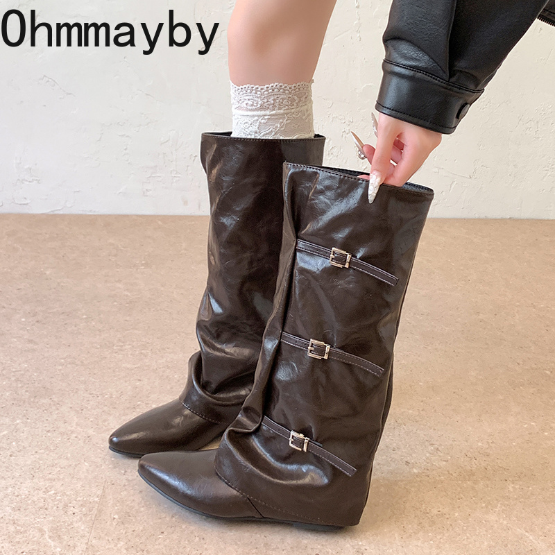 Botas Altas de Cuero para Muje - Leather Classic Strap reseña y precio