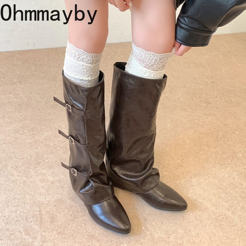 Botas Altas de Cuero para Muje - Leather Classic Strap reseña y precio
