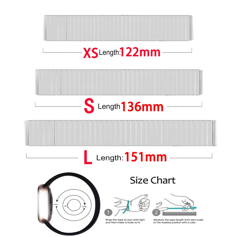 Correa elástica de acero inoxi - Motorola Smartwatch Accessories reseña y precio