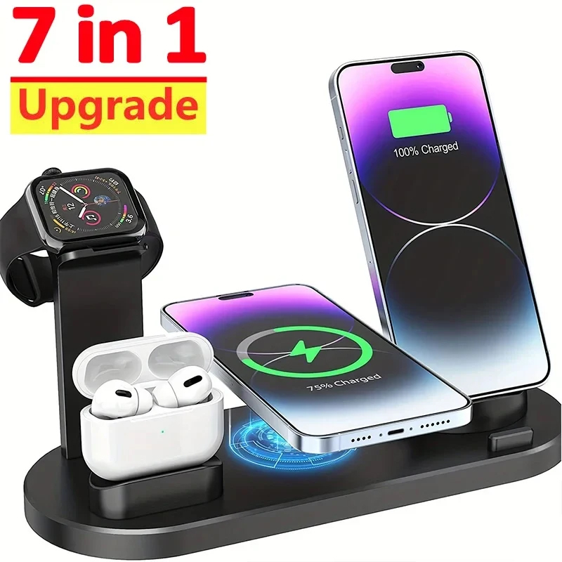 Cargador inalámbrico 7 en 1, e - Smartwatch X12 reseña y precio
