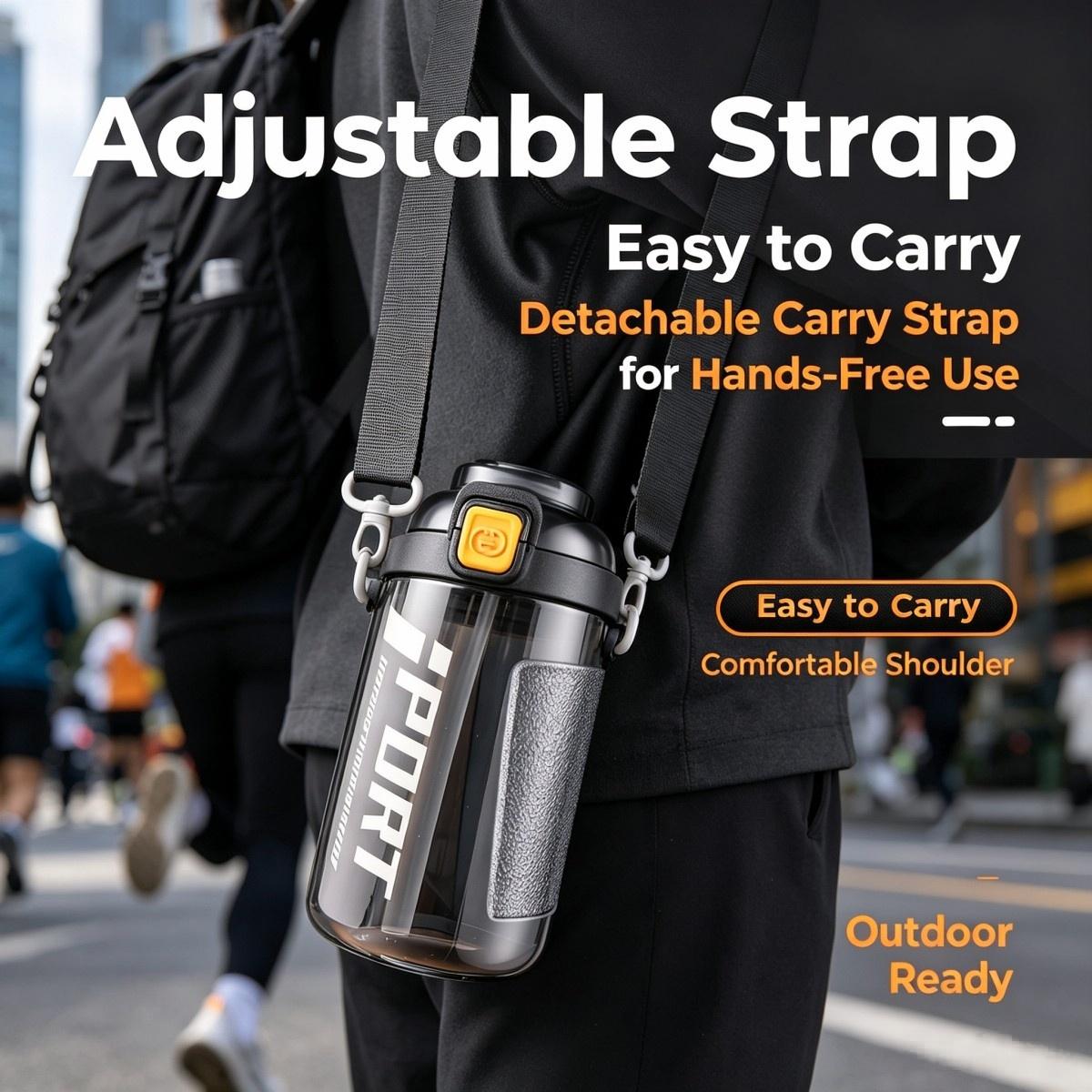 Botella de agua deportiva de g - Rugged Sport Strap reseña y precio