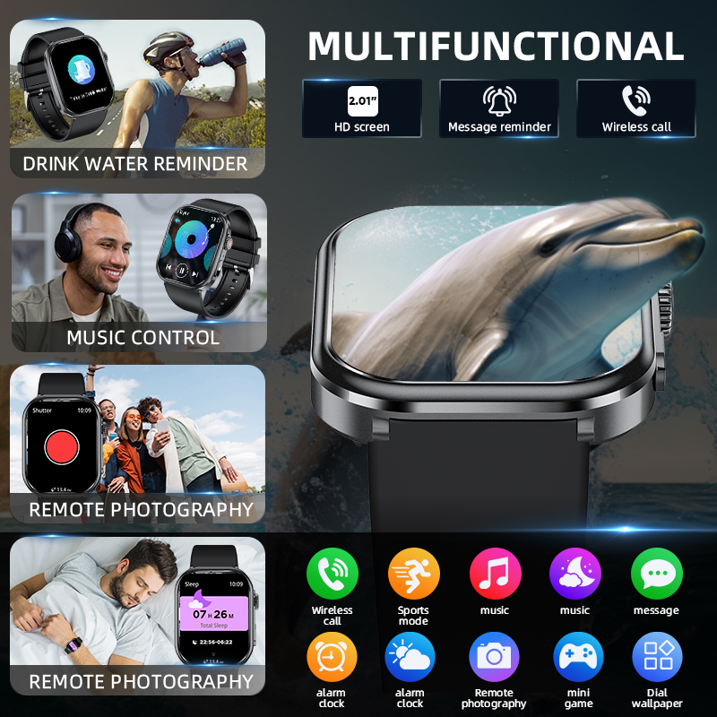 Reloj inteligente LIGE para mu - Smartwatch Custom reseña y precio