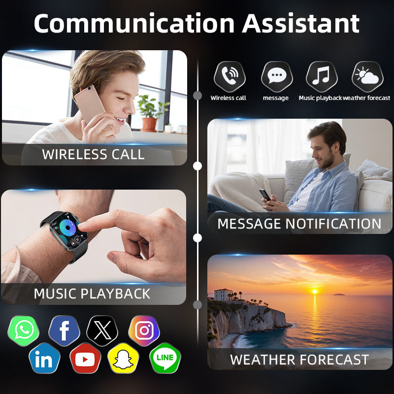 Reloj inteligente LIGE para mu - Smartwatch Custom reseña y precio