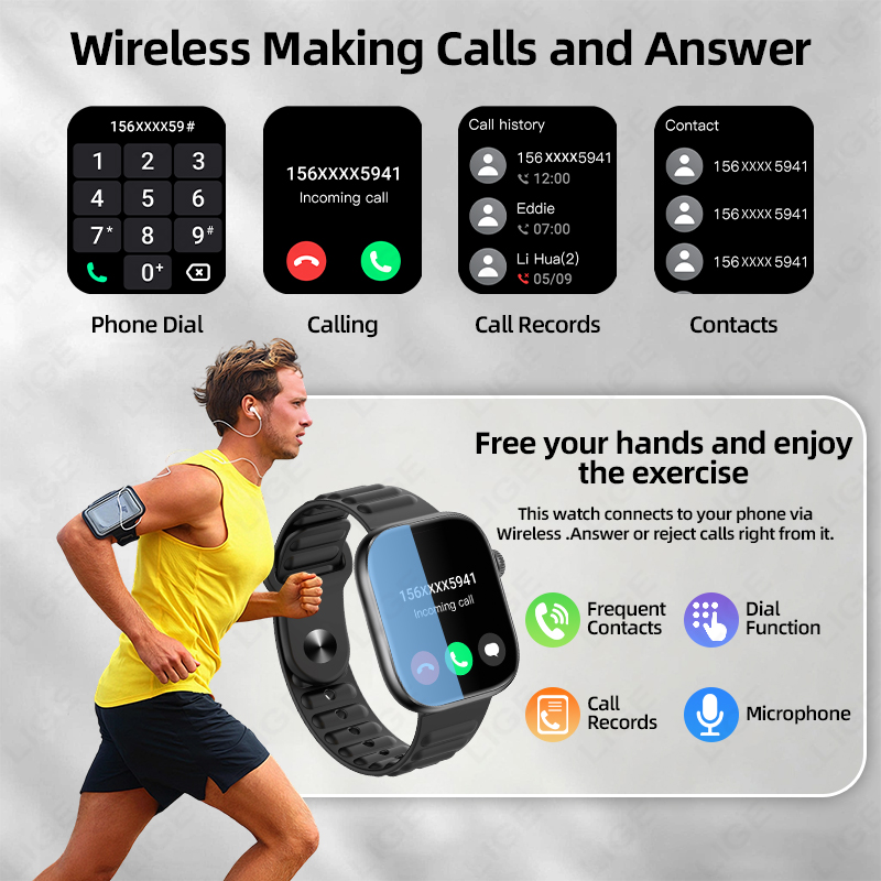 Reloj Inteligente LIGE para Ho - Smartwatch Custom reseña y precio